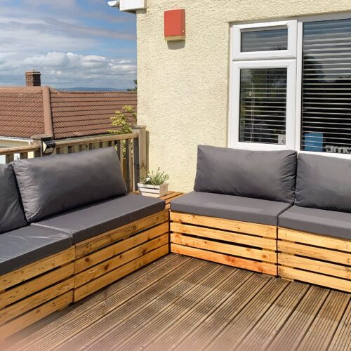 water-resistant outdoor furniture cushion covers for patio and backyard