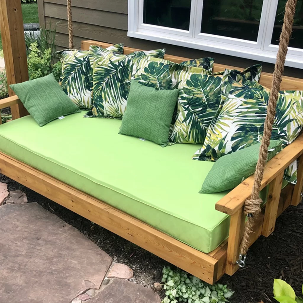 Tyler outdoor king mattress water resistant mattress in green